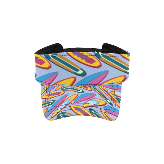 Surfboard Pattern Print Design LKS303 Unisex Sun Visor