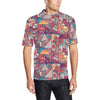 Patchwork Print Design LKS401 Men Polo Shirt