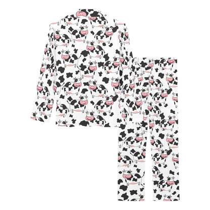 Cow Pattern Print Design 02 Women's Long Pajama Set