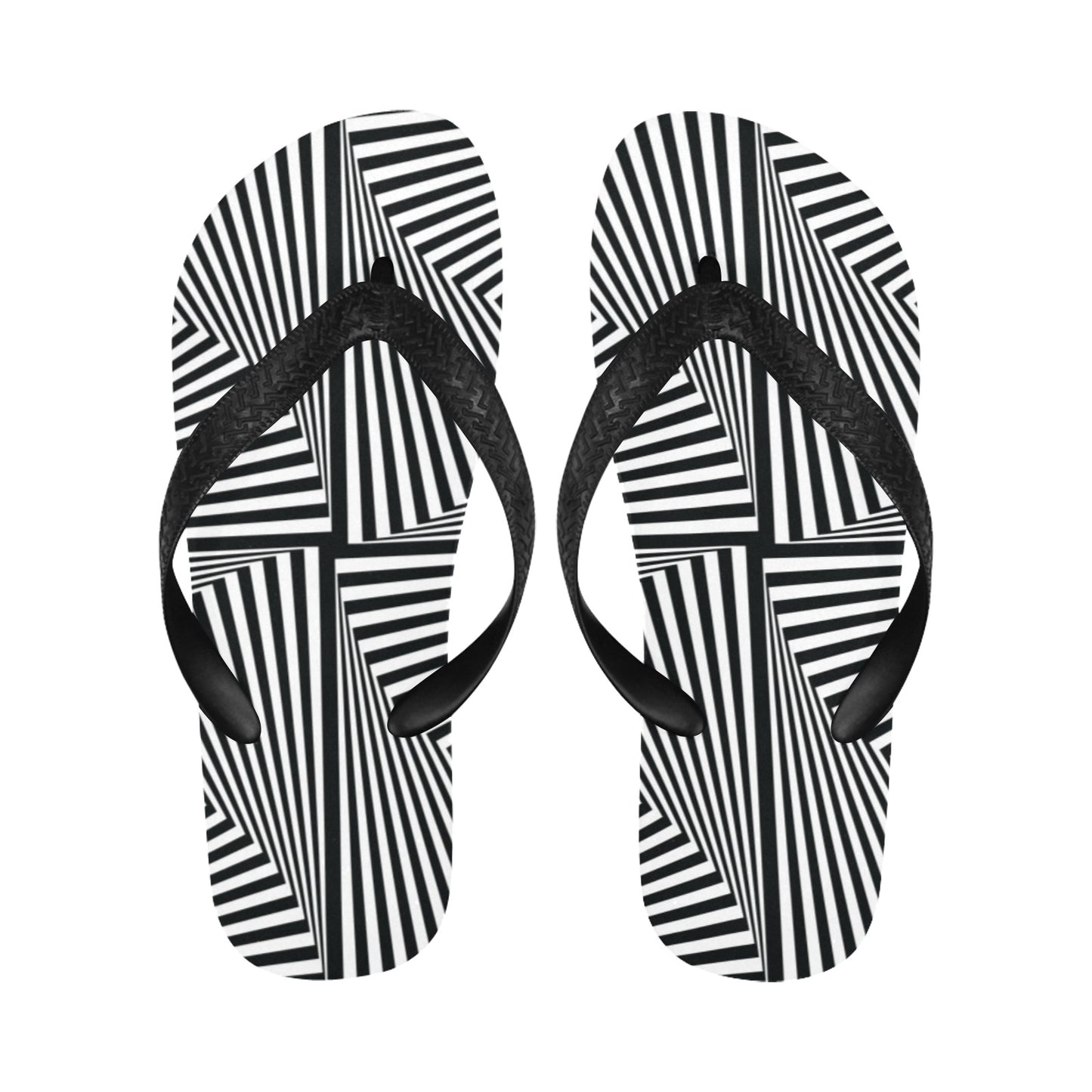 Vortex Print Design LKS302 Flip Flops