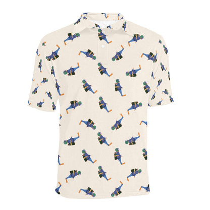 Scuba Driver Print Design LKS301 Men Polo Shirt