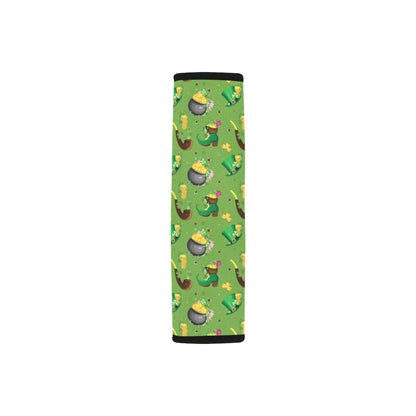 Shamrock Saint Patrick's Day Print Design LKS306 Car Seat Belt Cover