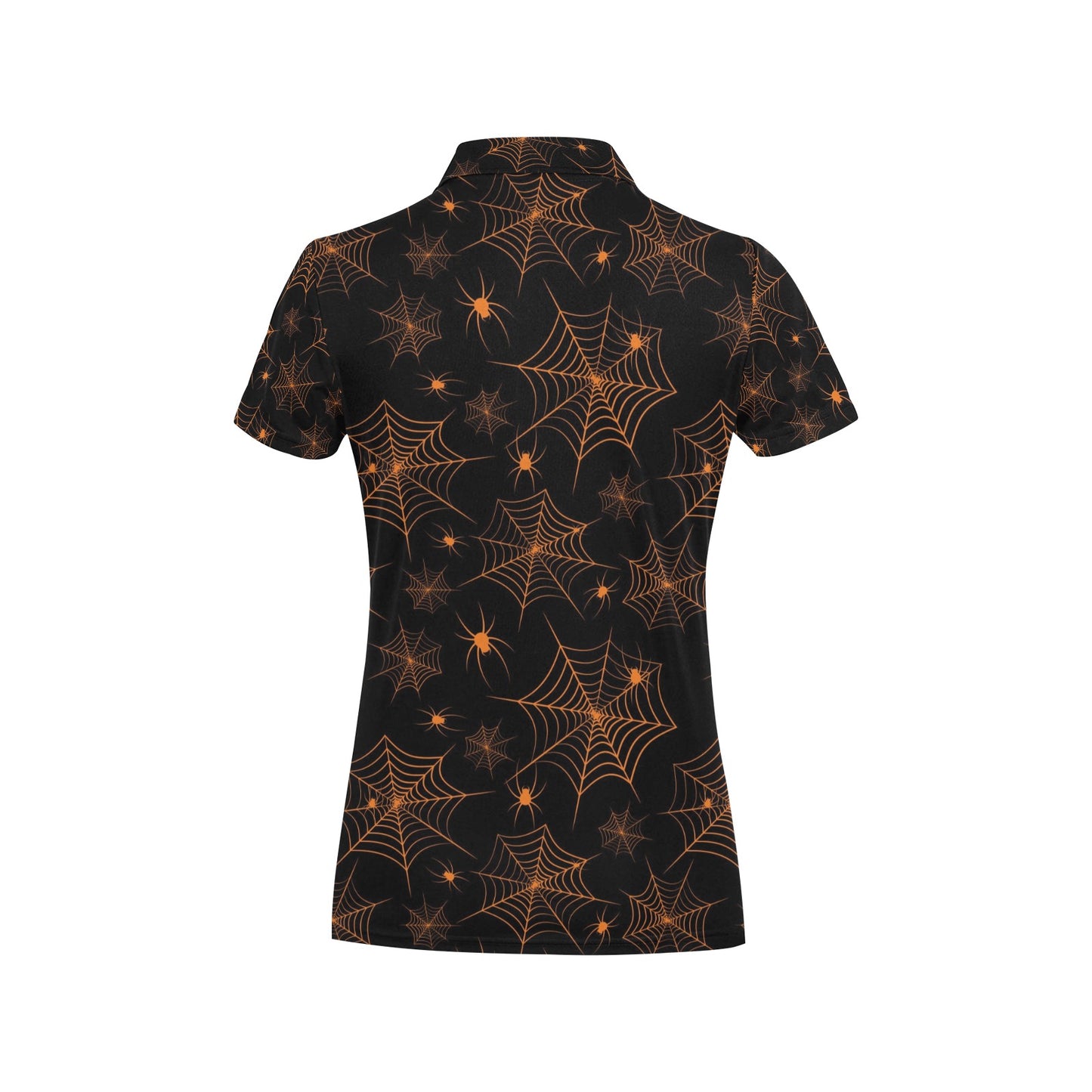 Spider Web Print Design LKS306 Women's Polo Shirt