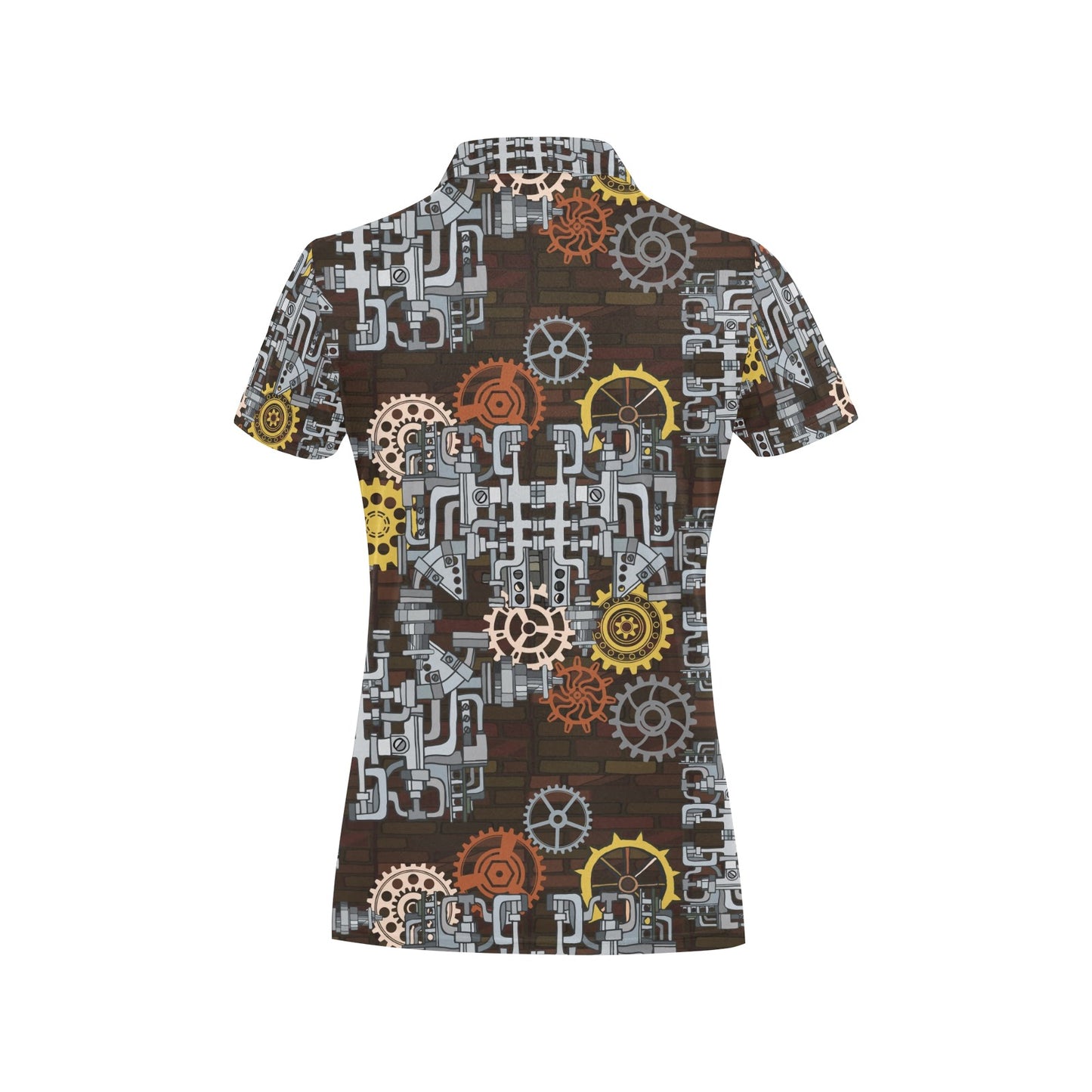 Mechanic Pattern Print Design 04 Women's Polo Shirt