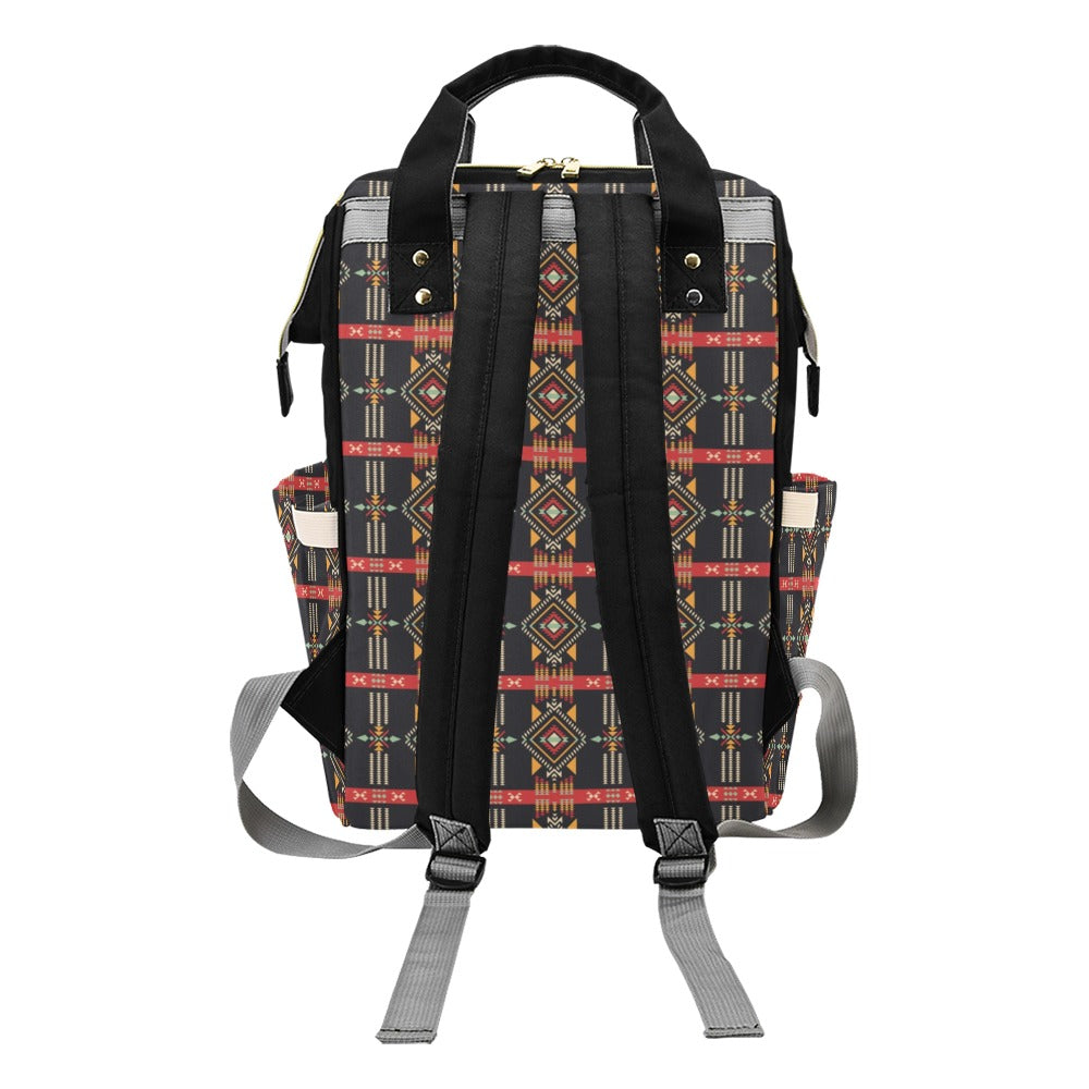 Southwest Pattern Print Design LKS303 Diaper Bag Backpack