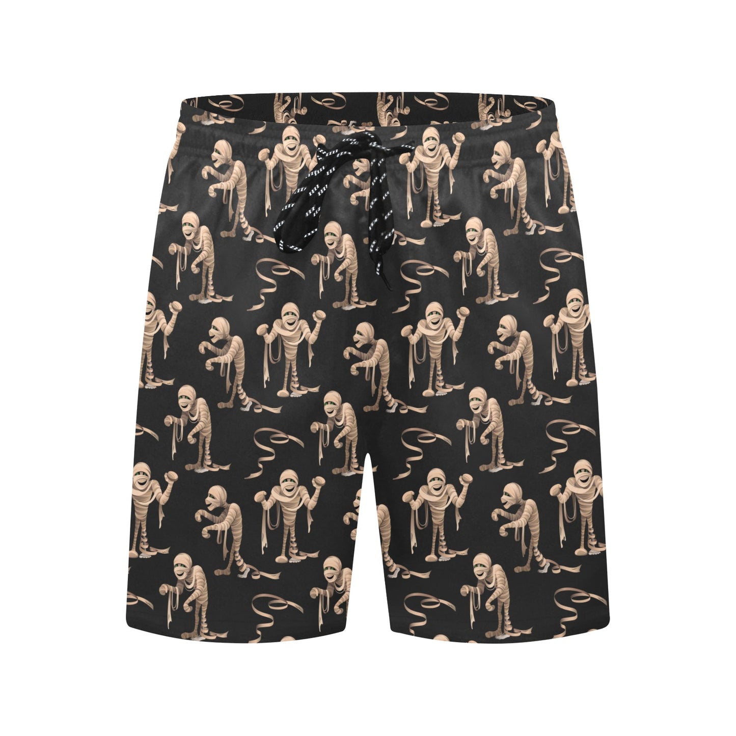 Mummy Print Design LKS302 Men's Swim Trunks Beach Shorts
