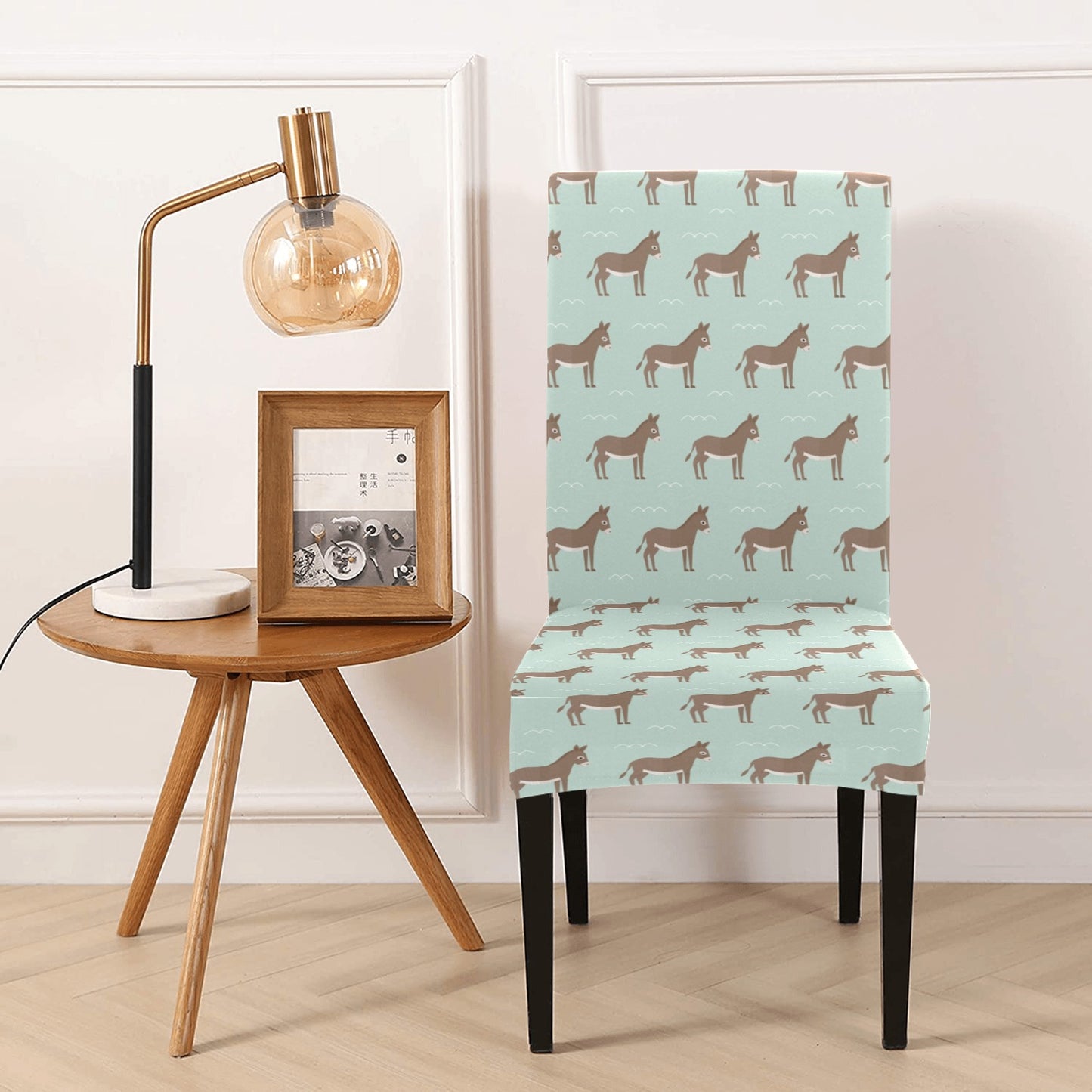 Donkey Print Design LKS402 Dining Chair Slipcover