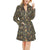 Sun Moon Print Design LKS308 Women's Fleece Robe