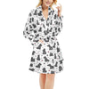 Scottish Terriers Print Design LKS3015 Women's Fleece Robe