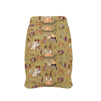 Ancient Greek Classic Pattern Design LKS305 17" Golf & Pickleball Skort with Pockets