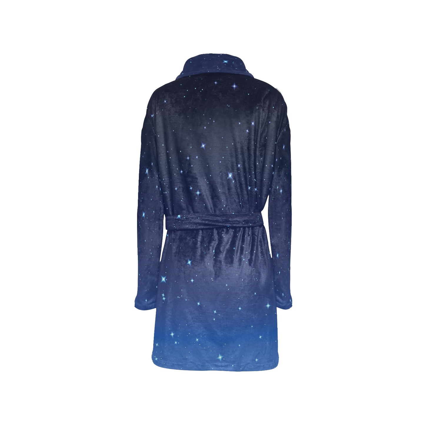 Night sky Pattern Print Design A01 Women's Fleece Robe