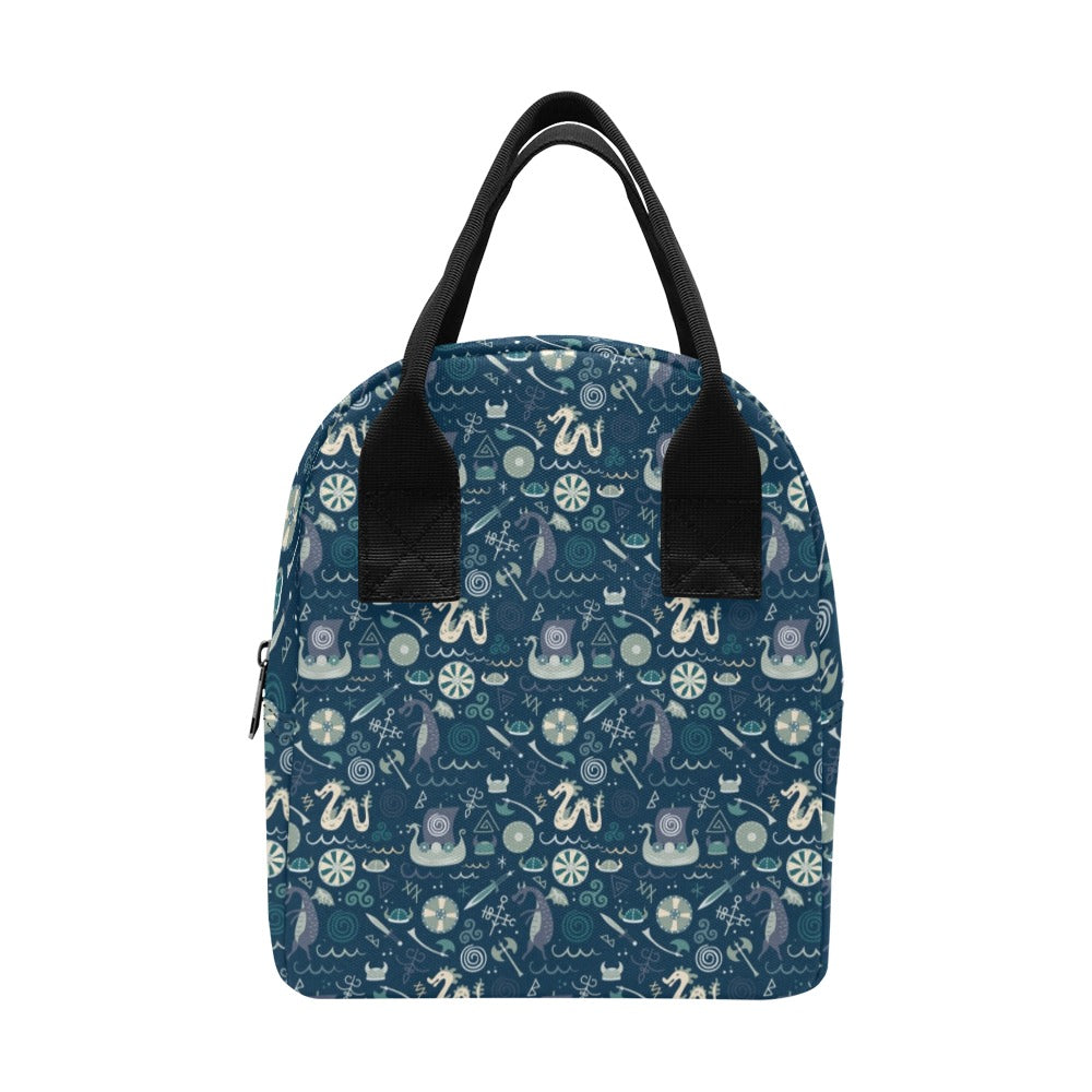 Vikings Print Design LKS305 Insulated Lunch Bag