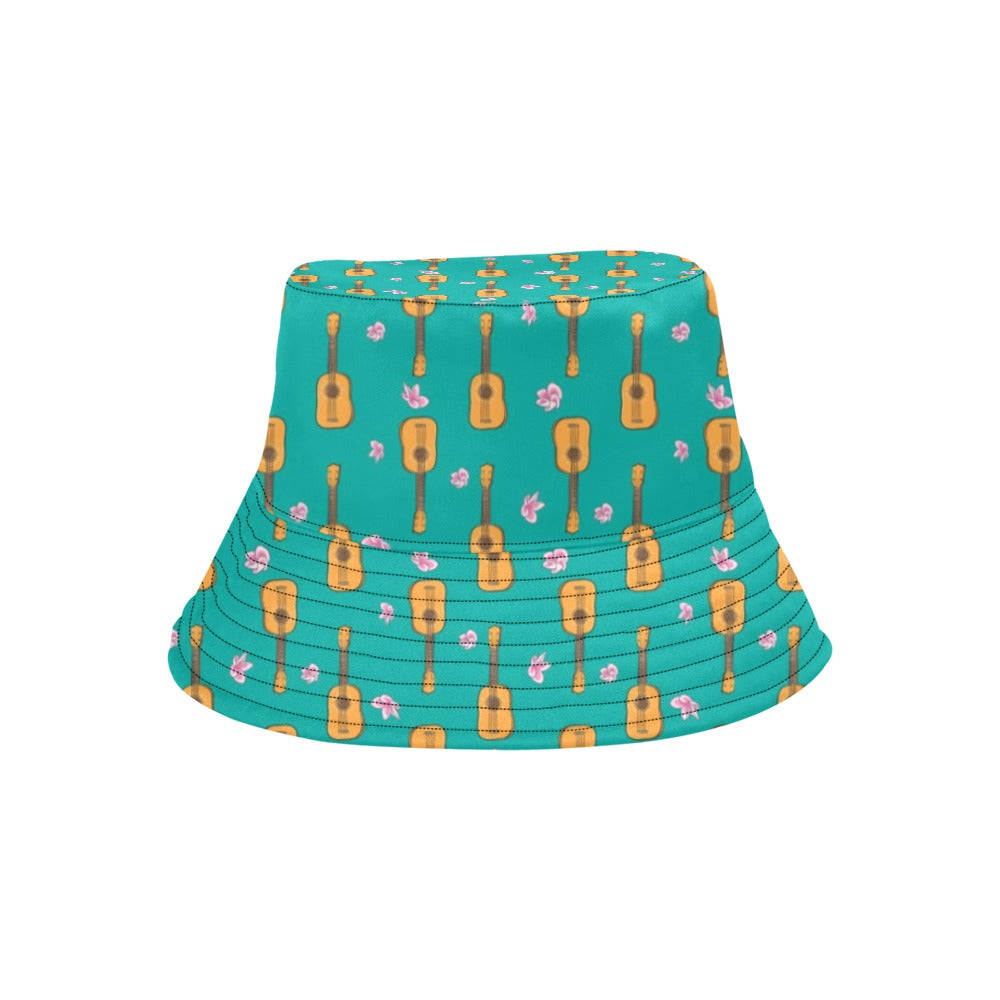Ukulele Print Design LKS403 Unisex Bucket Hat