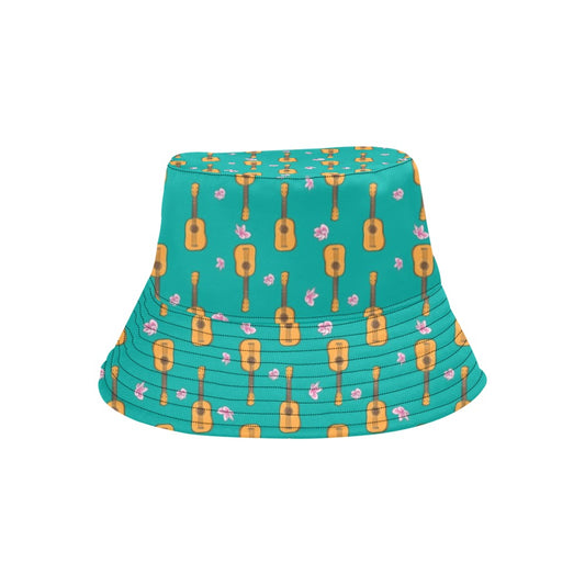 Ukulele Print Design LKS403 Unisex Bucket Hat