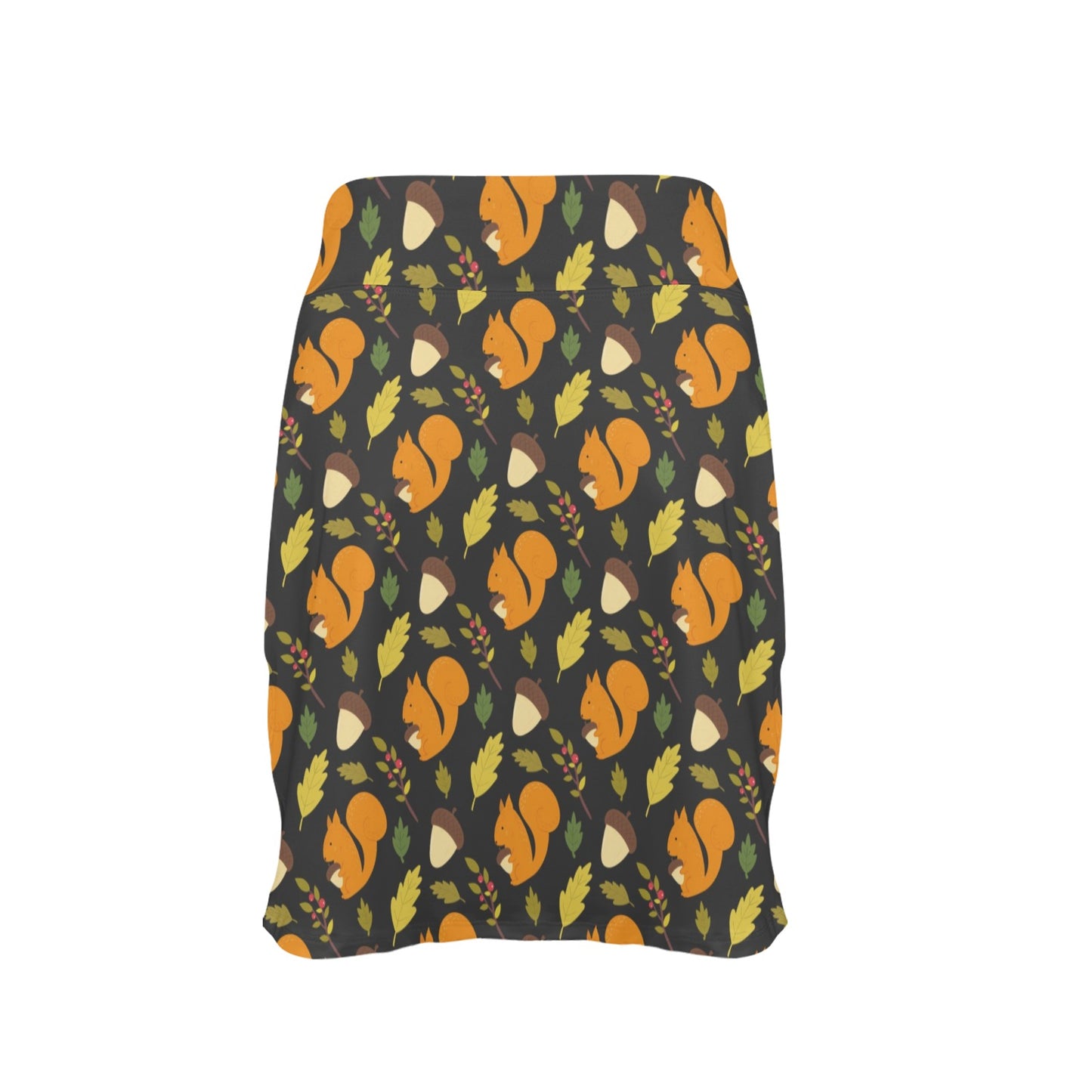 Squirrel Print Design LKS301 17" Golf & Pickleball Skort with Pockets