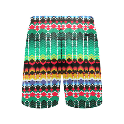 Serape Print Design LKS307 Men's Swim Trunks Beach Shorts