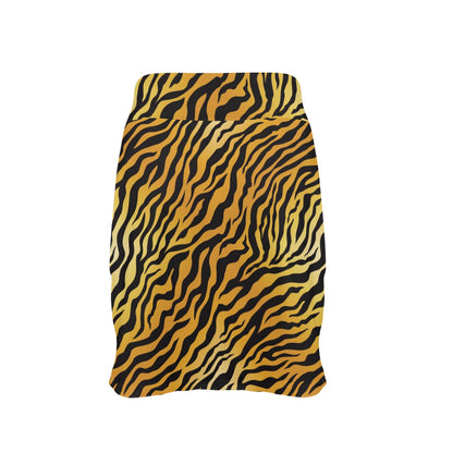 Tiger Print Design LKS302 17" Golf & Pickleball Skort with Pockets