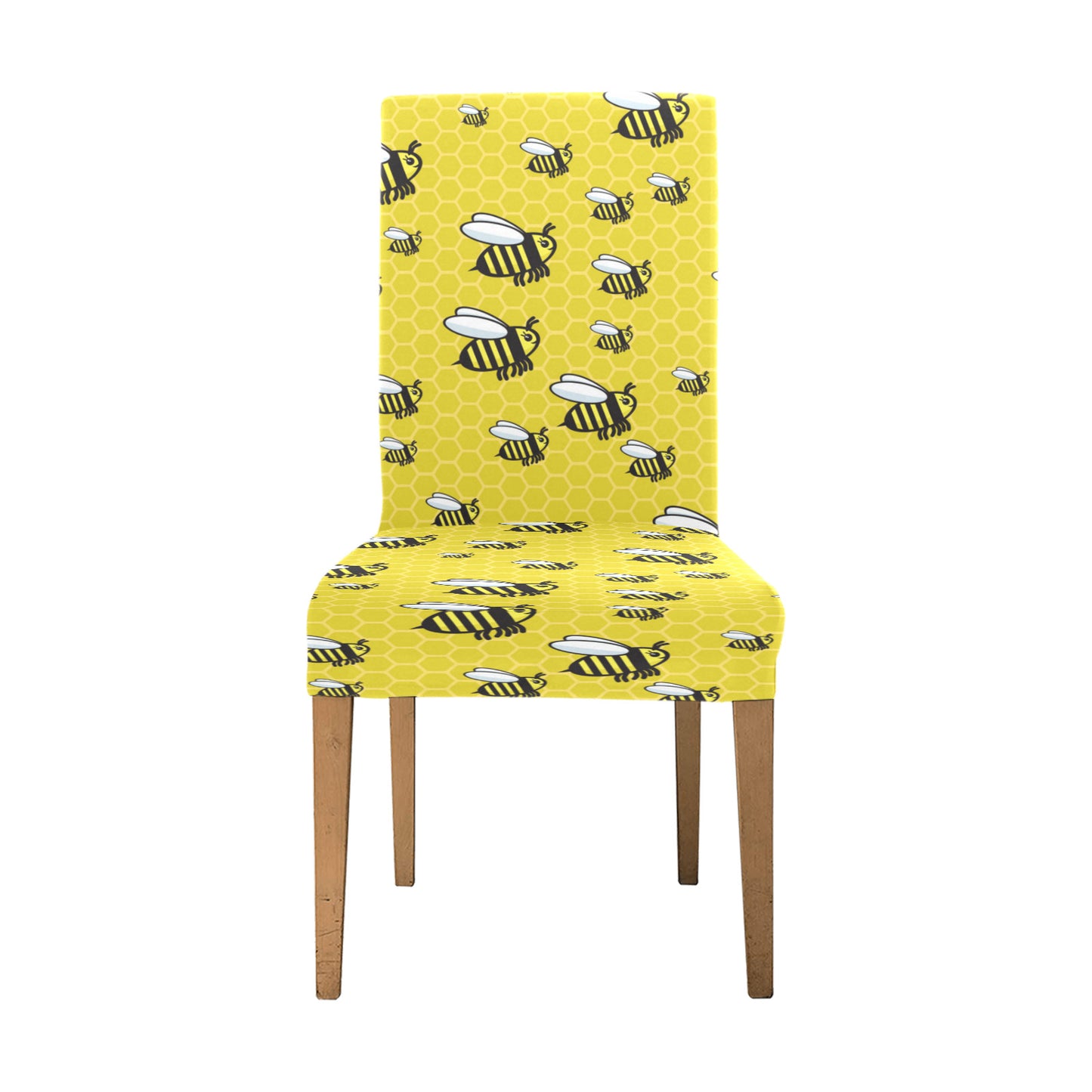 Bee Cute Print Design LKS308 Dining Chair Slipcover