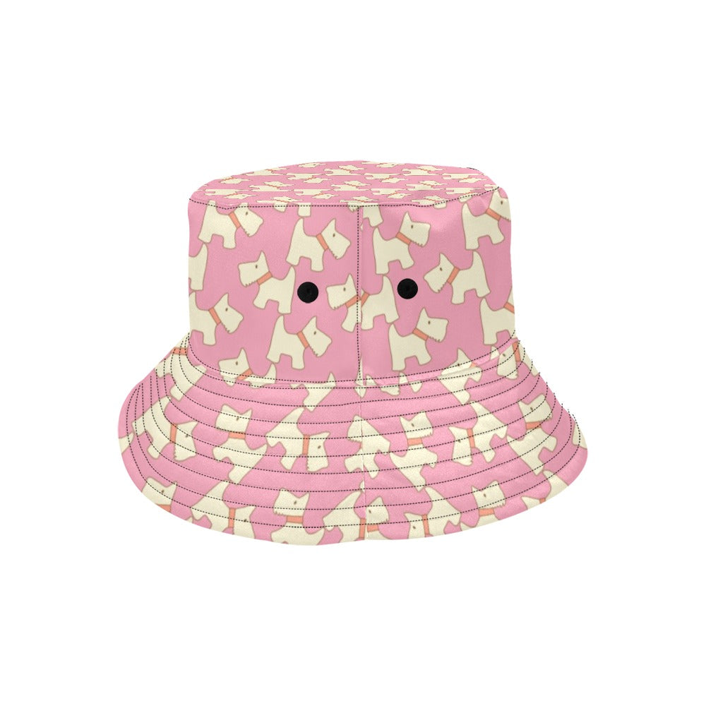 Scottish Terriers Print Design LKS306 Unisex Bucket Hat