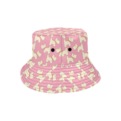 Scottish Terriers Print Design LKS306 Unisex Bucket Hat