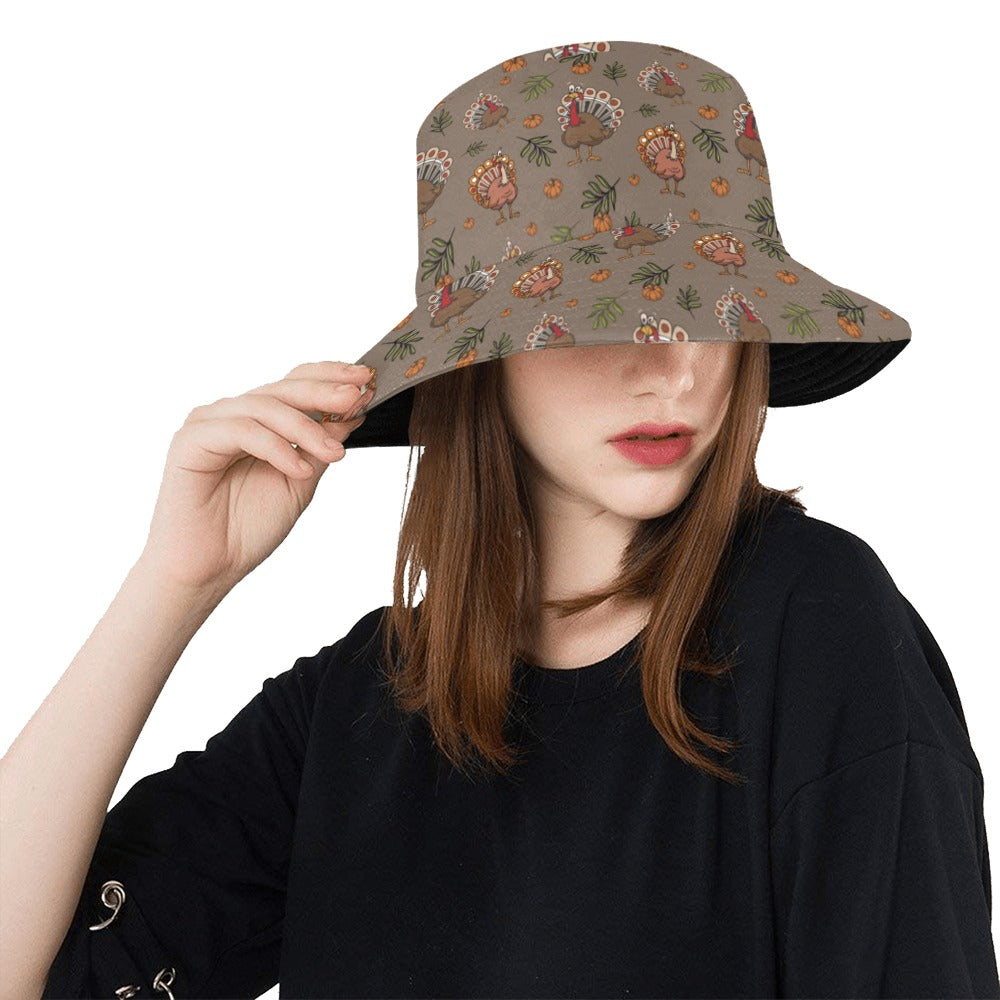 Thanksgiving Print Design LKS306 Unisex Bucket Hat