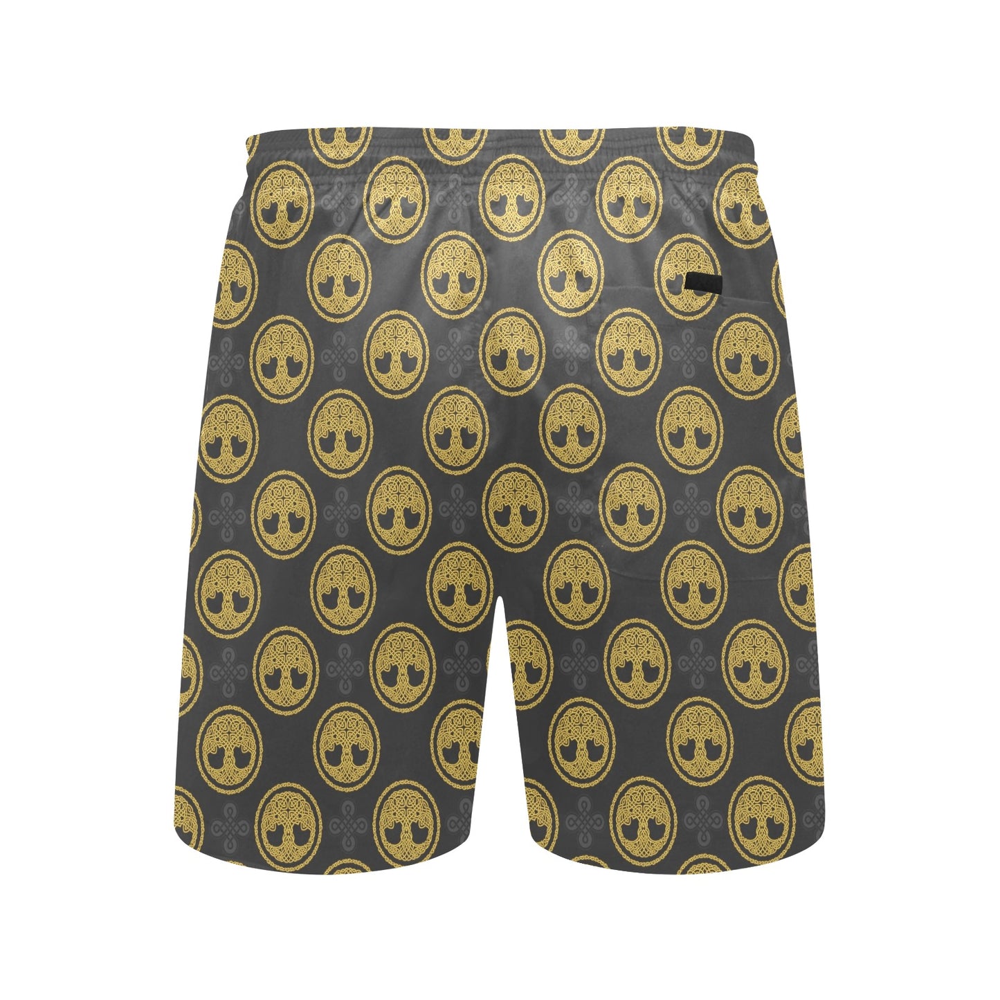 Celtic Tree of Life Design Men's Swim Trunks Beach Shorts