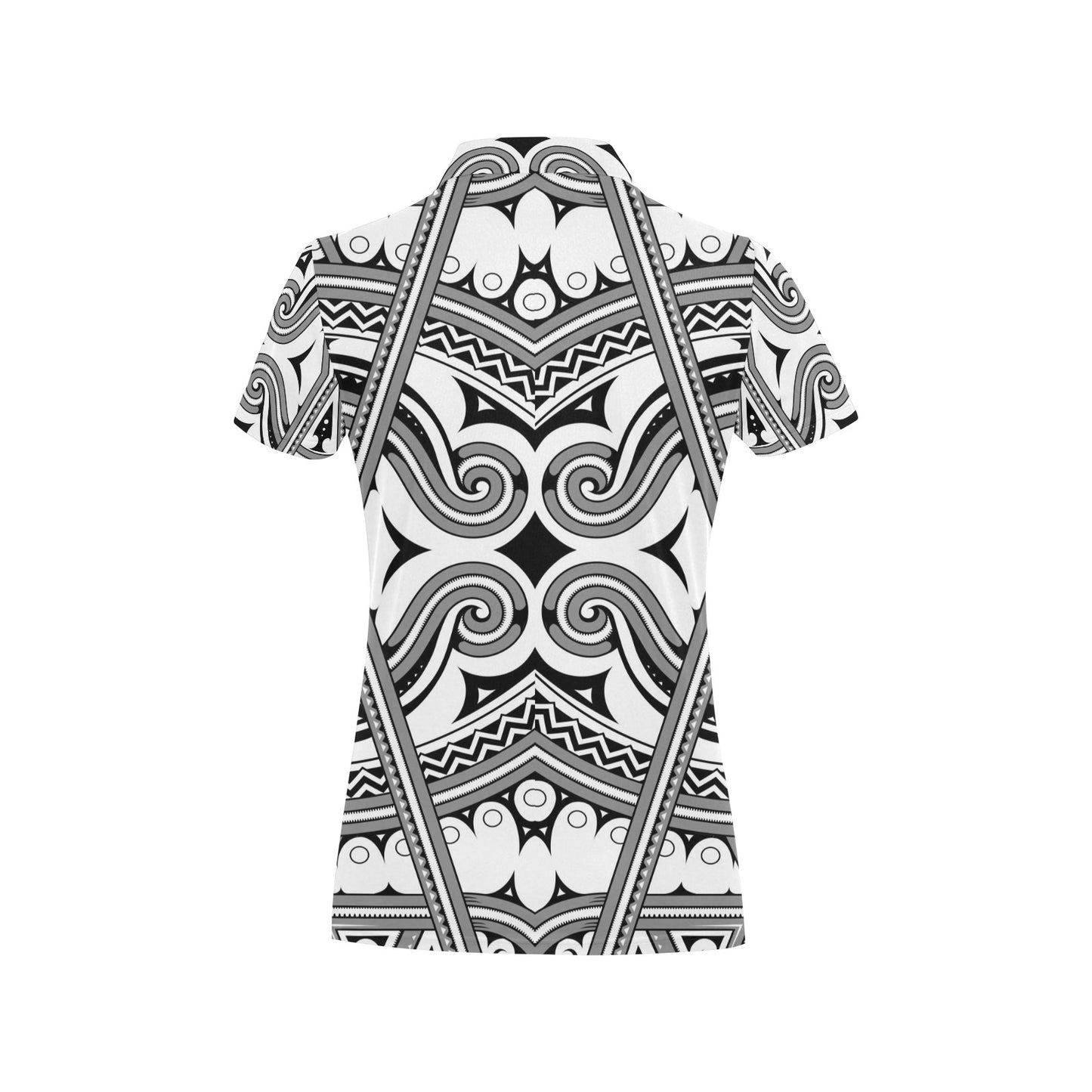 Samoan Pattern Print Design LKS302 Women's Polo Shirt