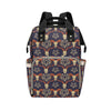 Buffalo Head Print Design LKS403 Diaper Bag Backpack