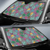 Cactus Colorful Print Pattern Car Sun Shade For Windshield