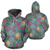 Cactus Colorful Print Pattern Pullover Hoodie