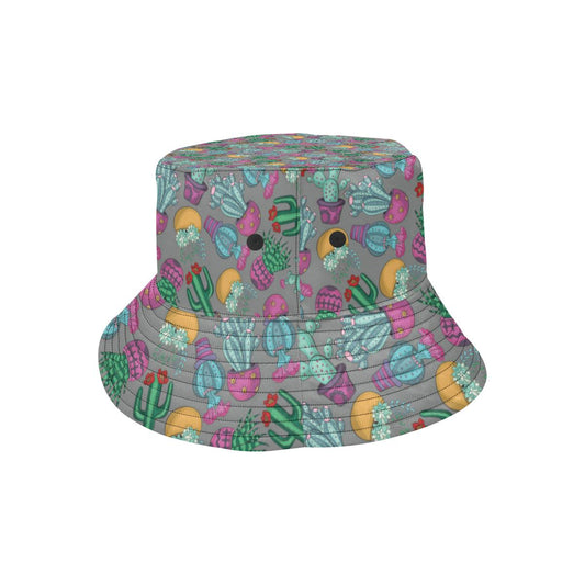 Cactus Colorful Print Pattern Unisex Bucket Hat