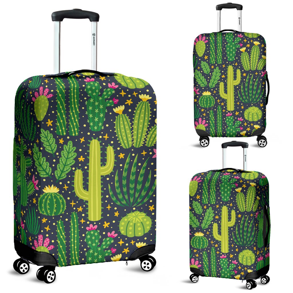Cactus Cute Print Pattern Luggage Cover Protector