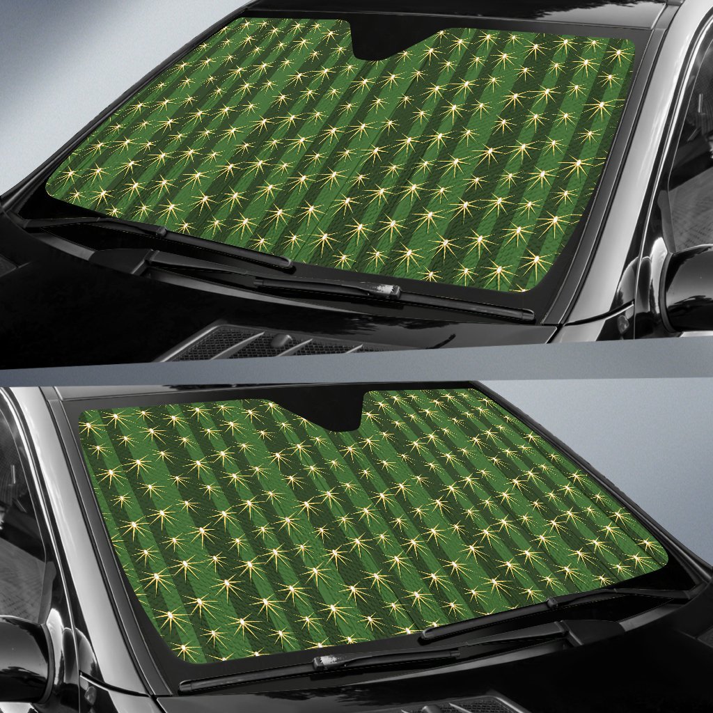 Cactus Skin Print Pattern Car Sun Shade For Windshield