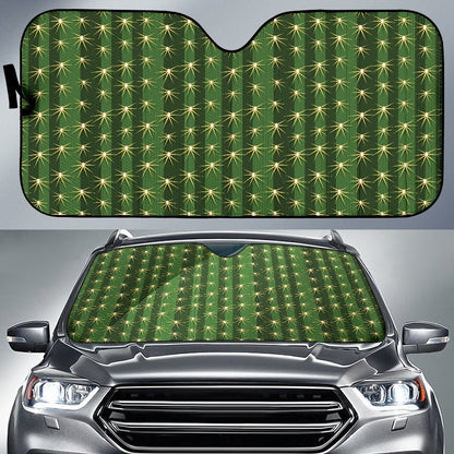 Cactus Skin Print Pattern Car Sun Shade For Windshield