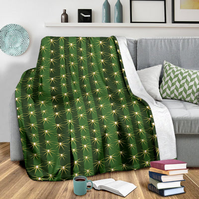 Cactus Skin Print Pattern Fleece Blanket