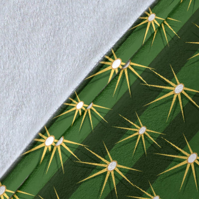 Cactus Skin Print Pattern Fleece Blanket