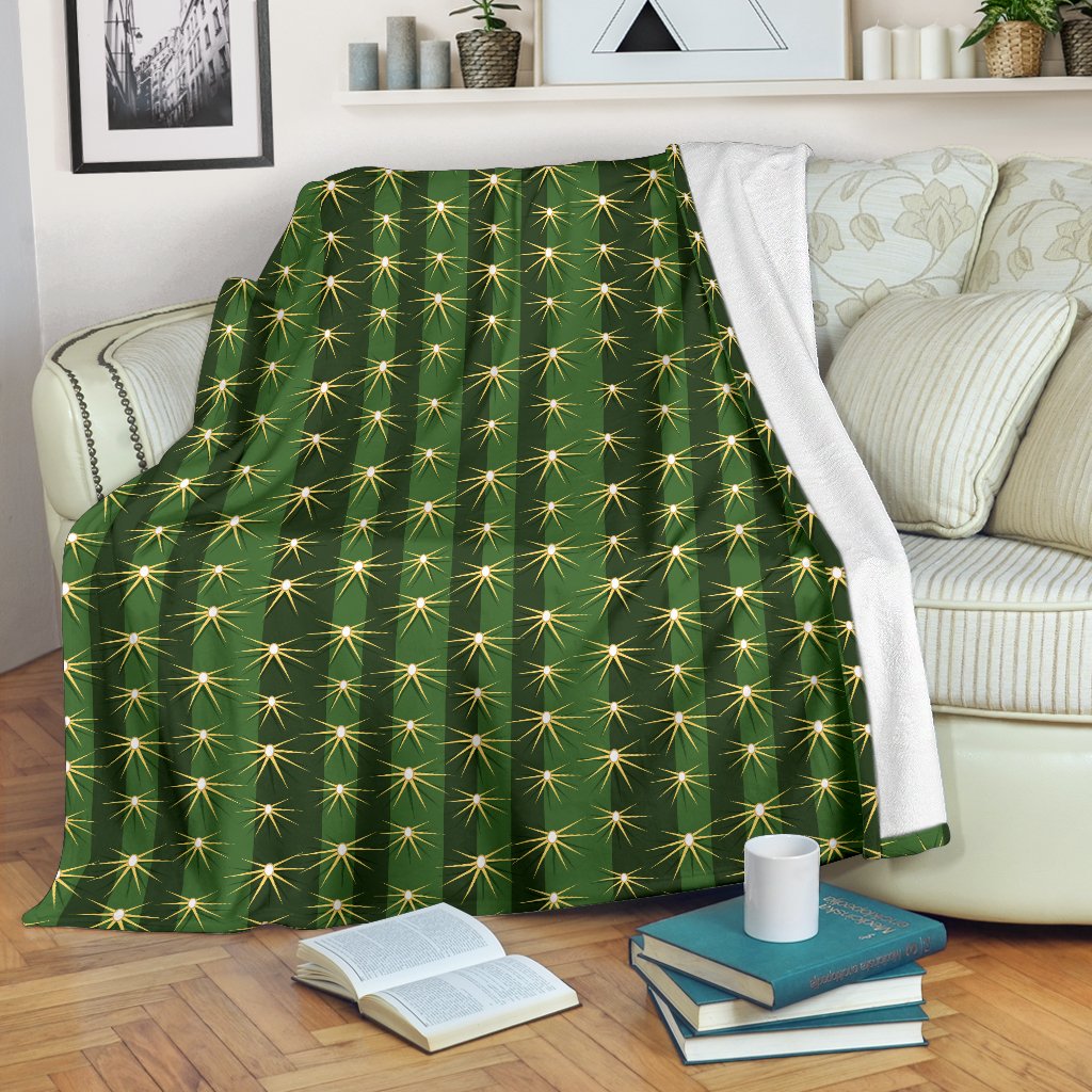 Cactus Skin Print Pattern Fleece Blanket