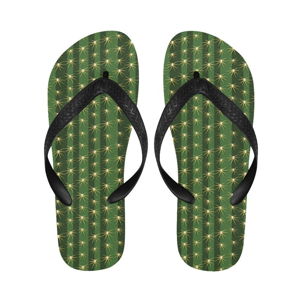 Cactus Skin Print Pattern Flip Flops-JTAMIGO.COM