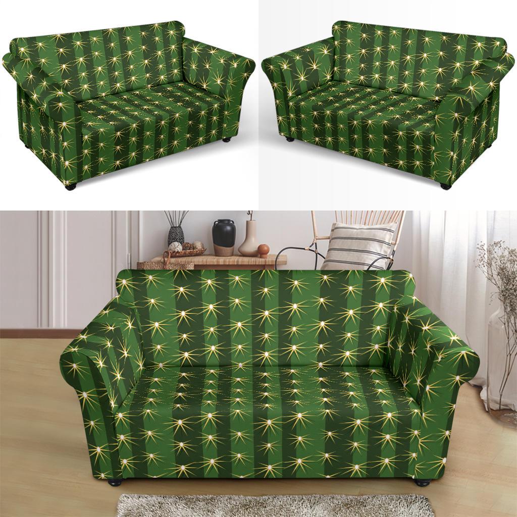 Cactus Skin Print Pattern Loveseat Slipcover-JTAMIGO.COM