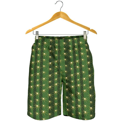 Cactus Skin Print Pattern Mens Shorts-JTAMIGO.COM