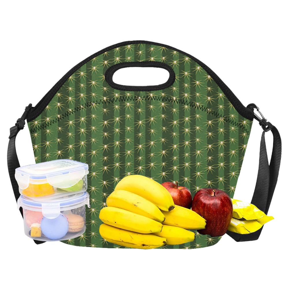 Cactus Skin Print Pattern Neoprene Lunch Bag (Model 1669)(Large)-JTAMIGO.COM