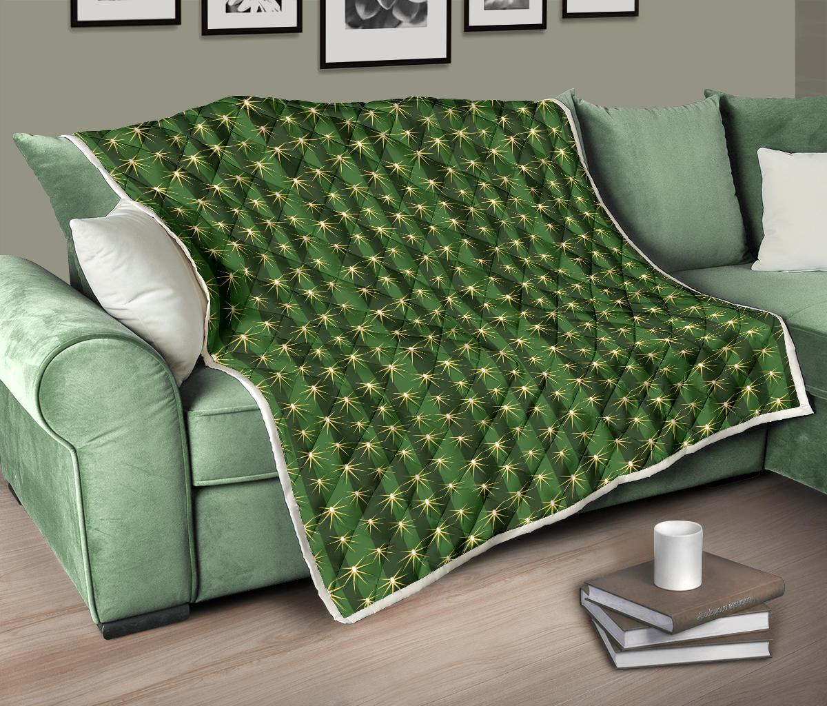 Cactus Skin Print Pattern Premium Quilt-JTAMIGO.COM