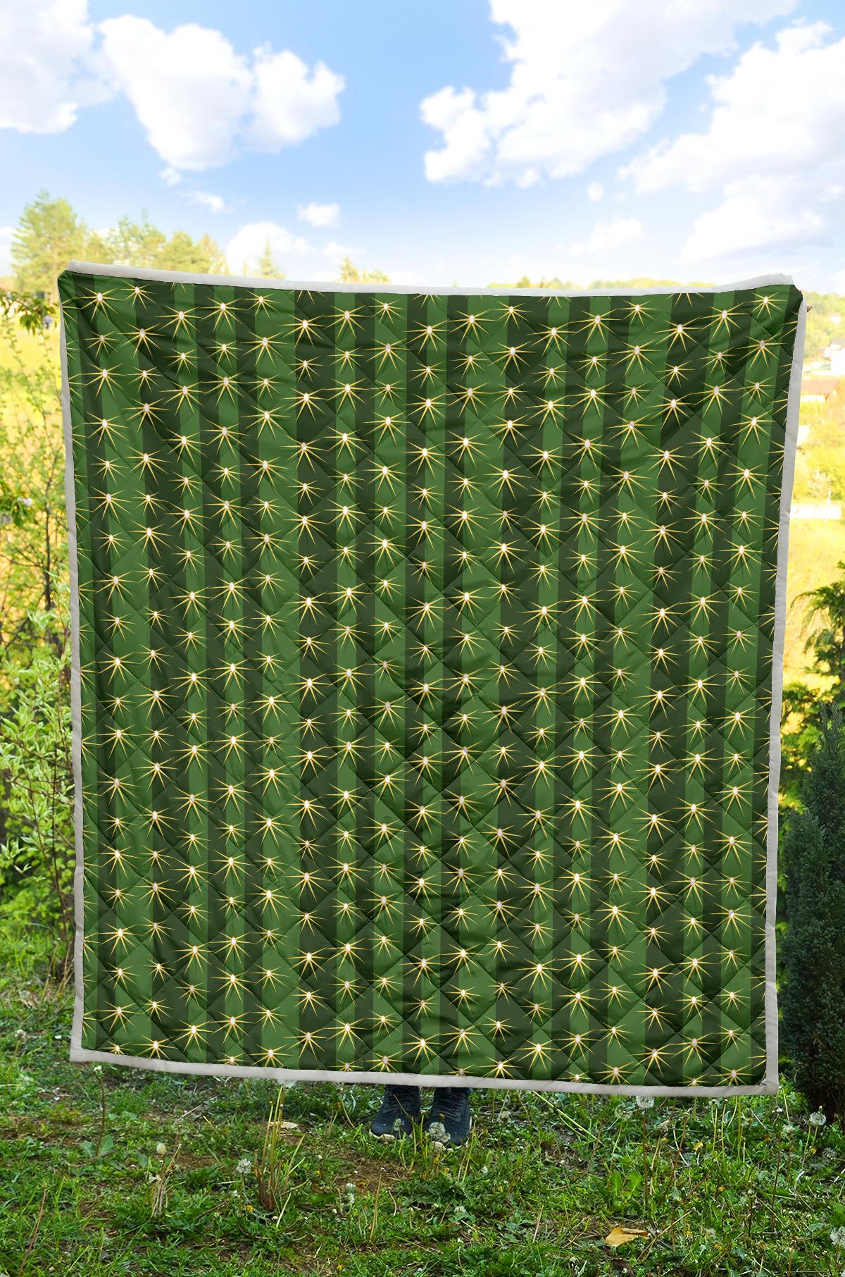 Cactus Skin Print Pattern Premium Quilt-JTAMIGO.COM