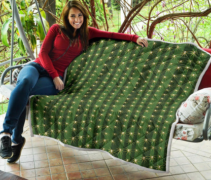 Cactus Skin Print Pattern Premium Quilt-JTAMIGO.COM