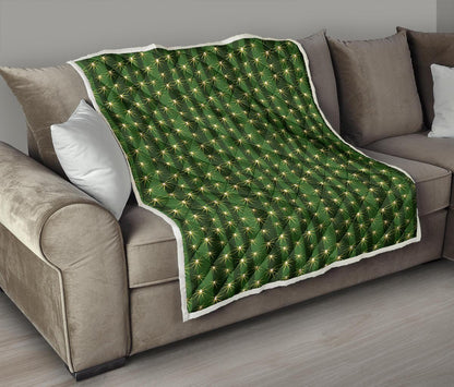 Cactus Skin Print Pattern Premium Quilt-JTAMIGO.COM