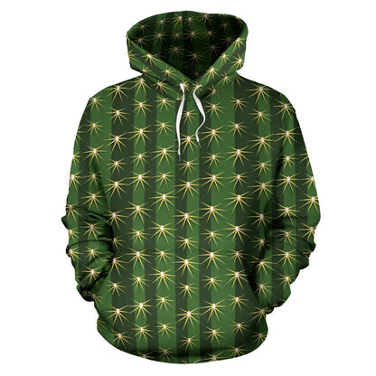 Cactus Skin Print Pattern Pullover Hoodie