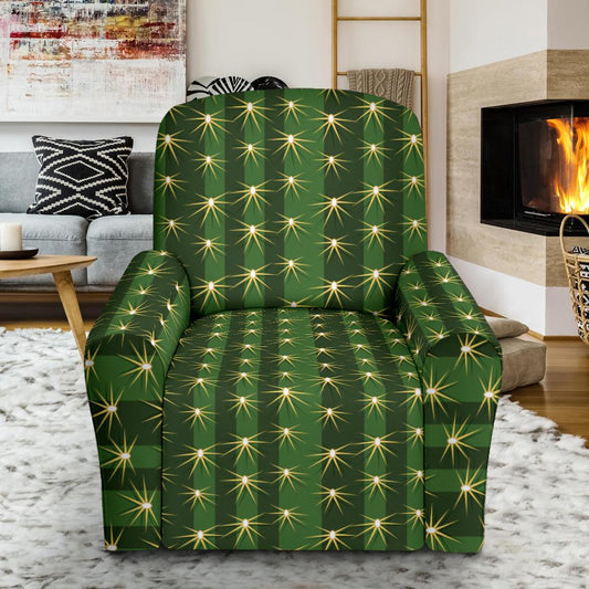 Cactus Skin Print Pattern Single Sofa Slipcover -JTAMIGO.COM