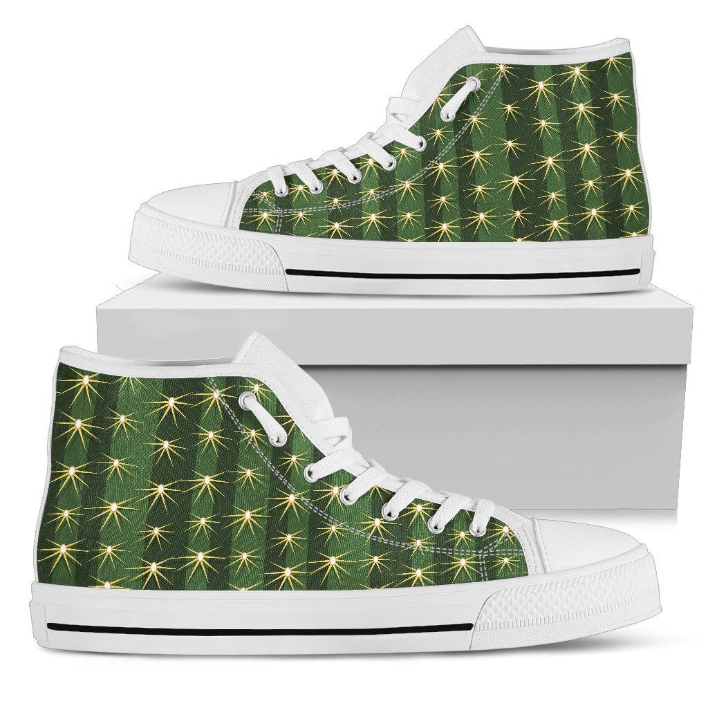 Cactus Skin Print Pattern Women High Top Shoes