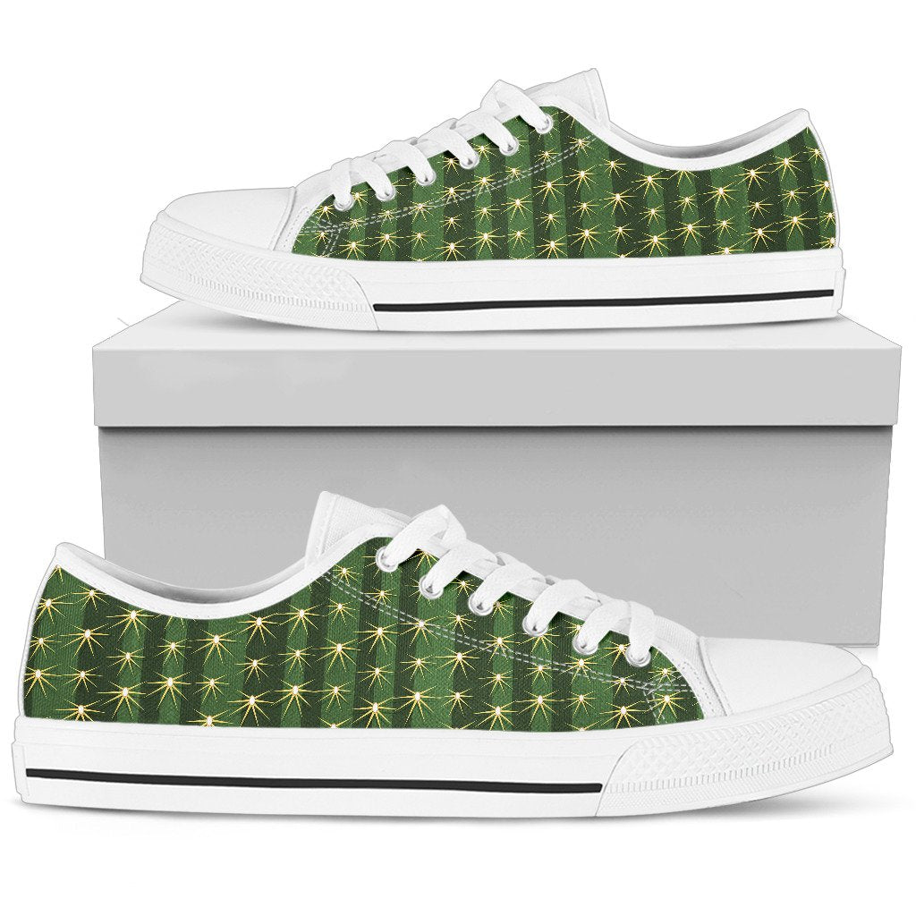 Cactus Skin Print Pattern Women Low Top Shoes