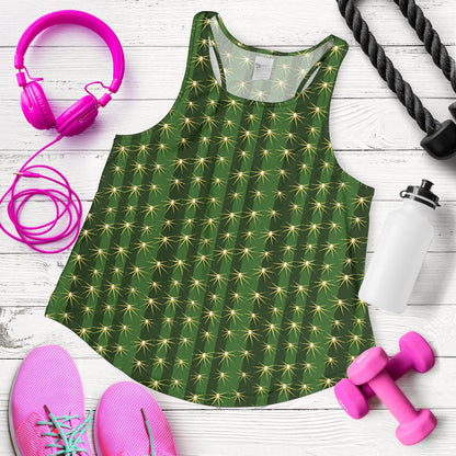 Cactus Skin Print Pattern Women Racerback Tank Top